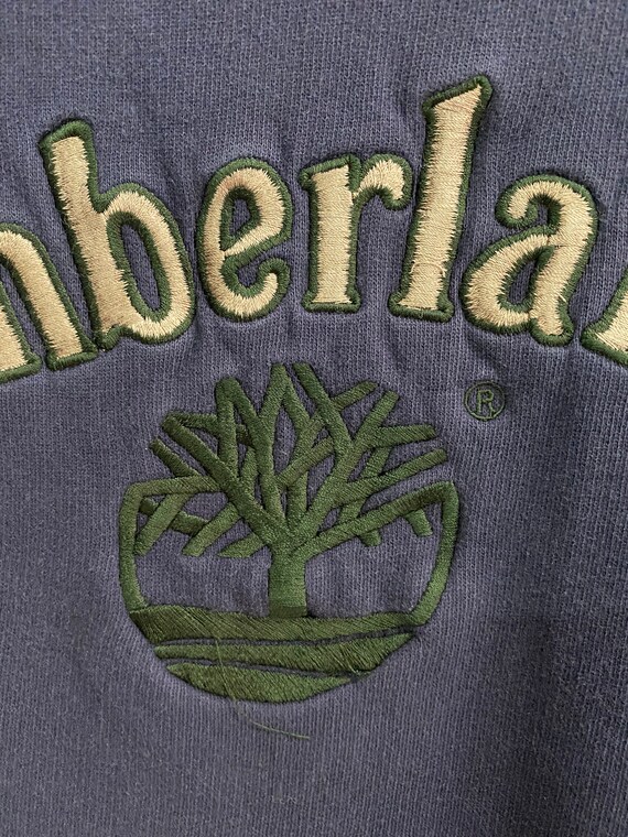 Vintage TIMBERLAND embroidery spellout crewneck s… - image 4