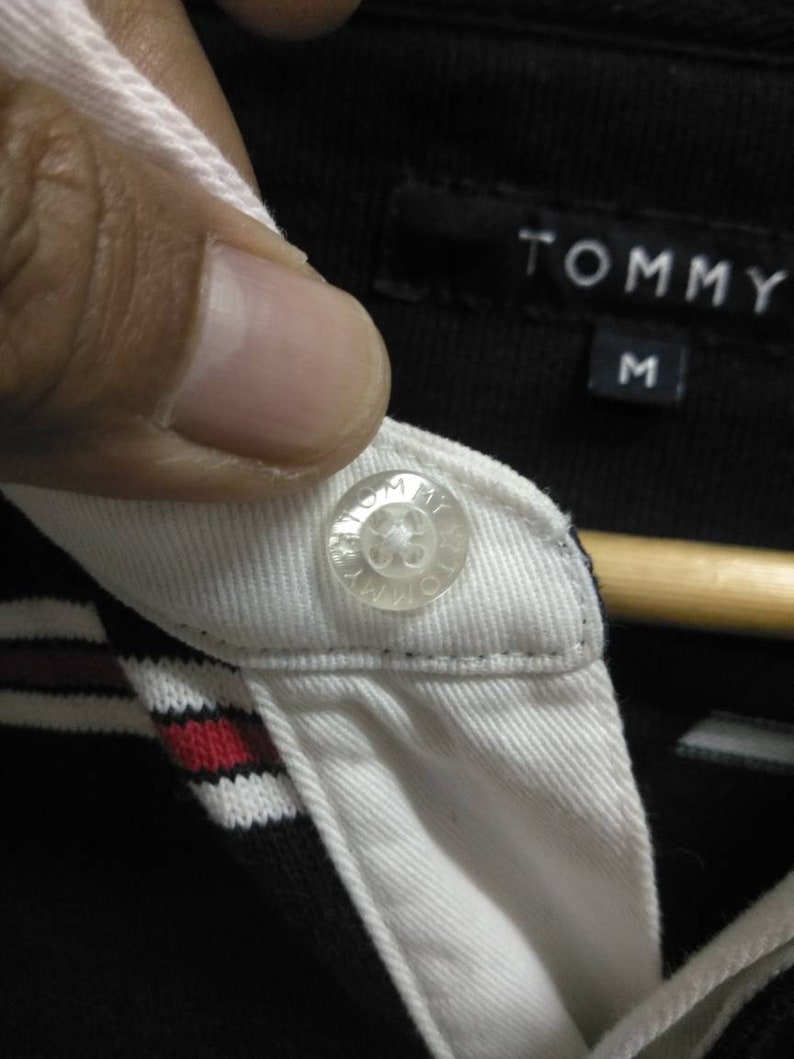 Vintage TOMMY colorblock rugby polo tommy hilfiger tee size M