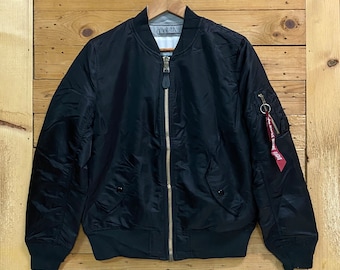 Vintage Ma-1 ALPHA INDUSTRIES Reversible Women's Bomber Jacket