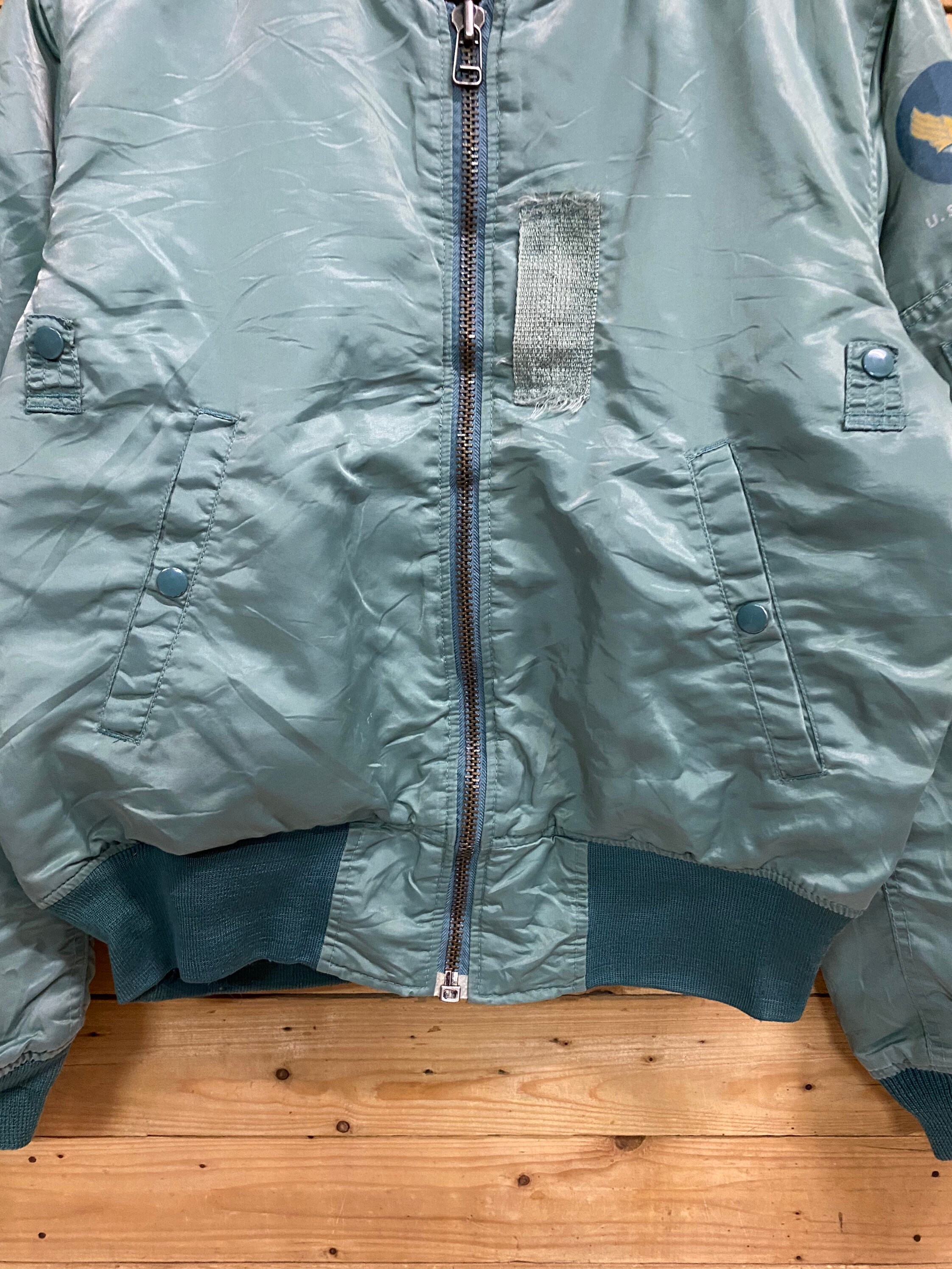 Vintage Usaf Westop Industries Inc. MA-1 Flight Bomber Jacket Size