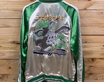 Vintage AVIREX sukajan satin reversible jacket size XL fits M