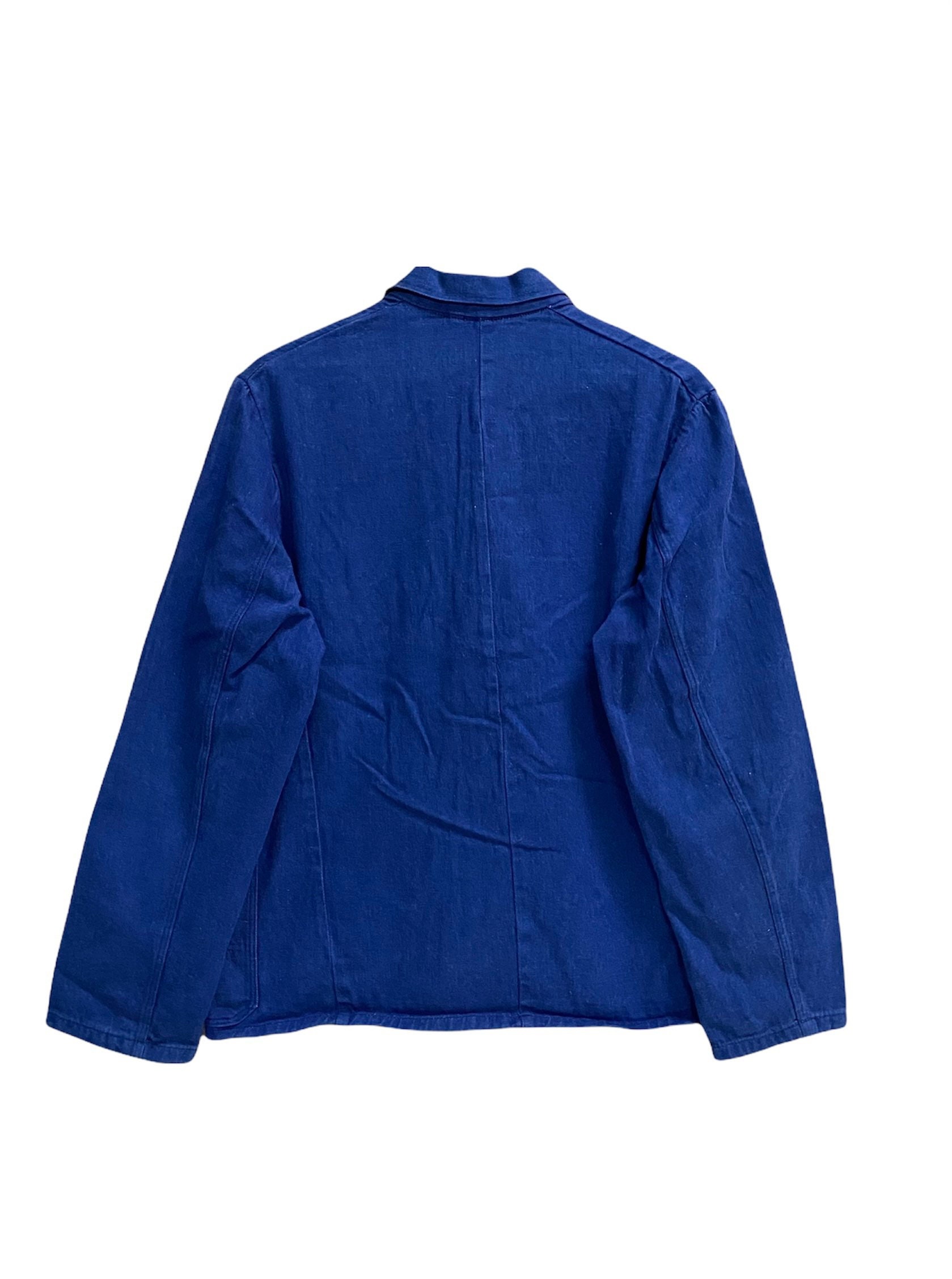 Vintage 60s 70s FORGLOS French Workwear Jacket Size Fits M