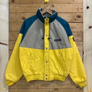 Vintage DUNLOP gore-tex colorblock skiing jacket size L fits M