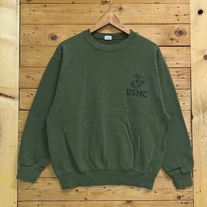 Vintage 90s United States Marine Corps USMC Crewneck Sweatshirt Campbellsville  Apparel Streetwear Military Made in Kentucky USA Size XL -  Denmark