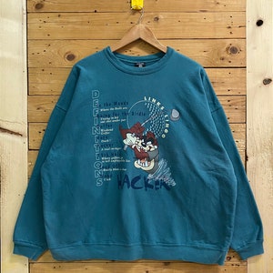 Vintage warner bros studio TAZMANIAN DEVIL crewneck sweatshirt size XXL