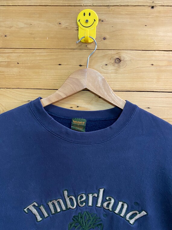 Vintage TIMBERLAND embroidery spellout crewneck s… - image 2