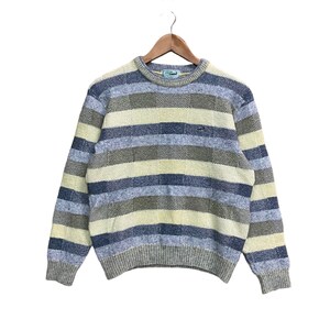 Vintage CROCODILE Streifen Strickpullover Größe S