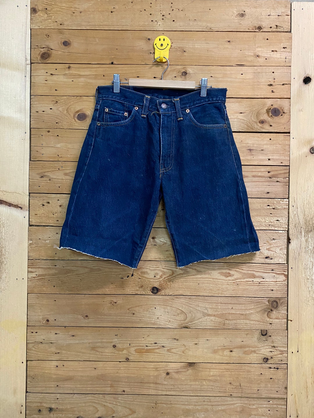 Vintage LEVI'S 551 Zxx Cut off Selvedge Jeans Size 28 - Etsy