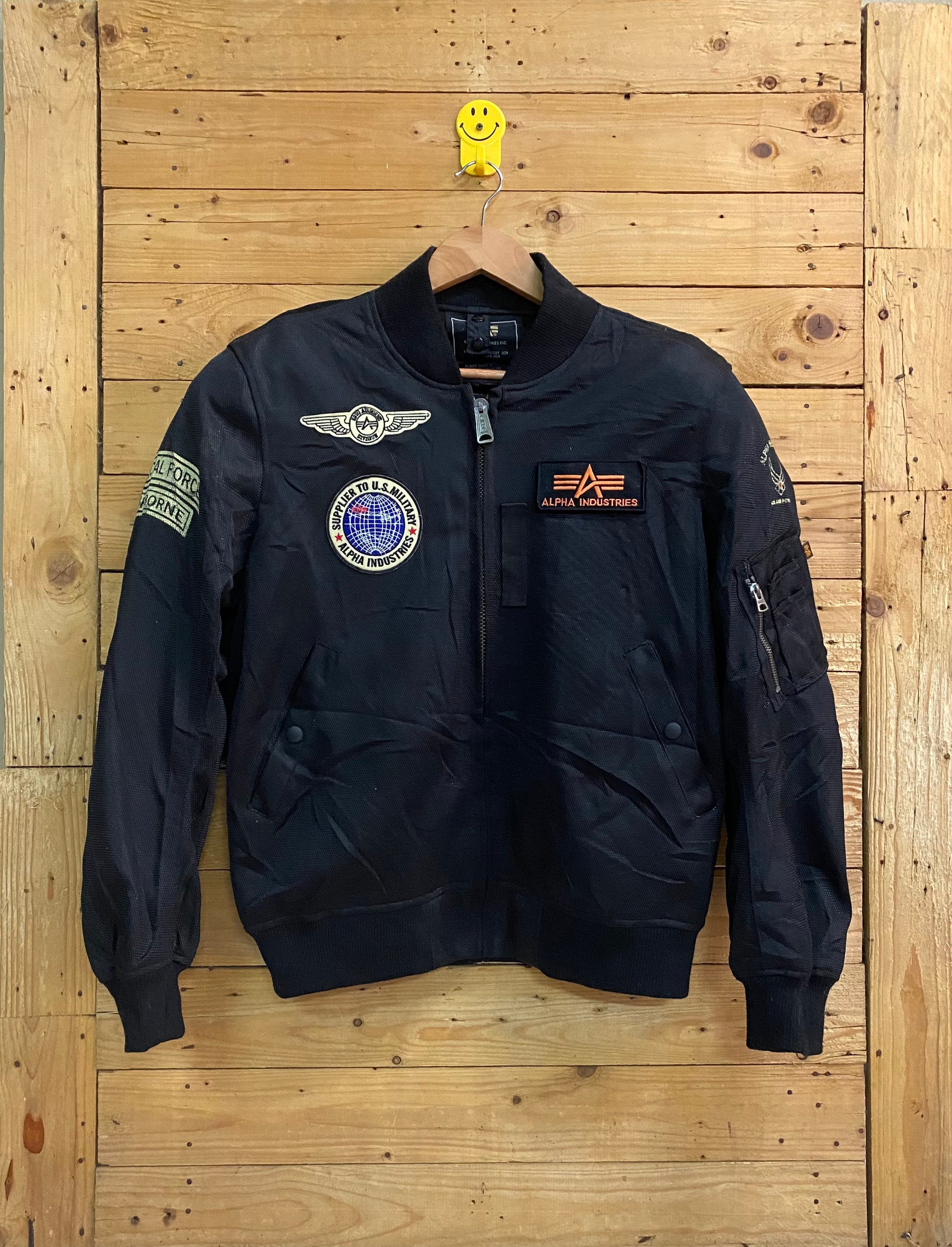 Flight Vintage Fits M L INDUSTRIES - ALPHA Etsy Jacket Usaf Size