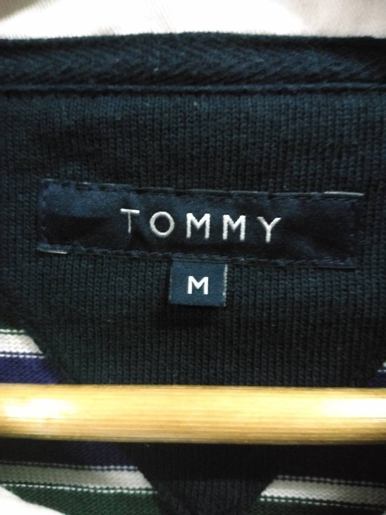 Vintage TOMMY colorblock rugby polo tommy hilfiger tee size M