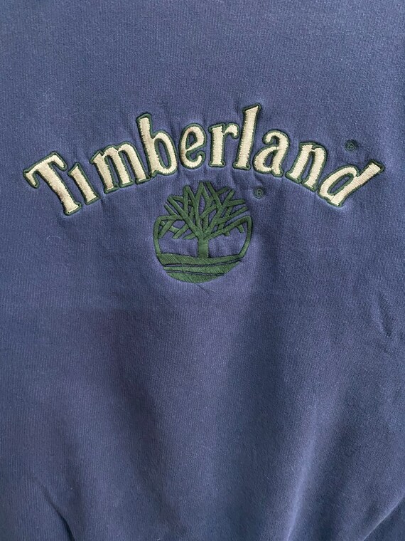 Vintage TIMBERLAND embroidery spellout crewneck s… - image 3
