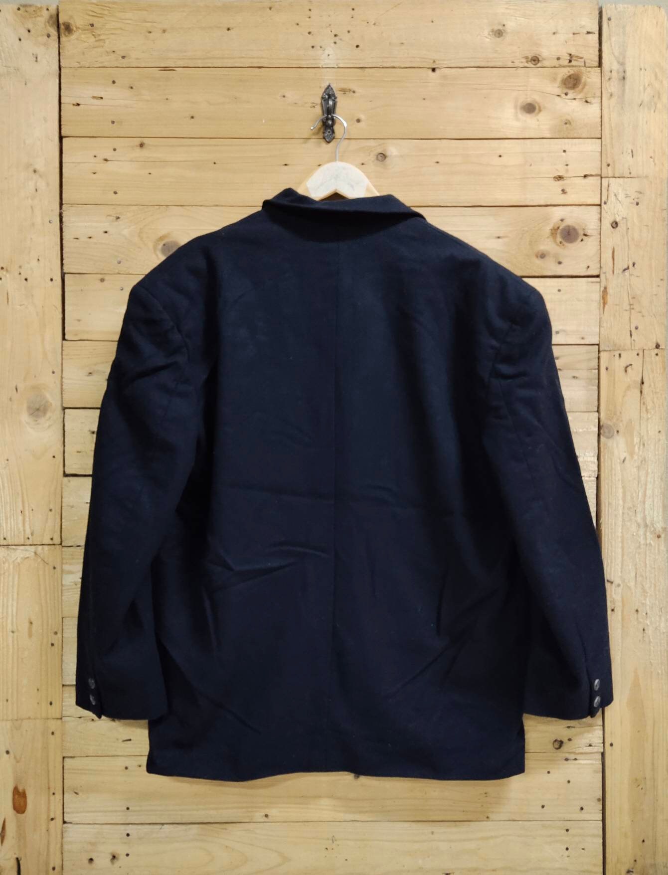 Vintage COMME Des GARCONS Homme Plus Black Wool Blazer Jacket - Etsy