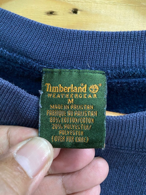 Vintage TIMBERLAND embroidery spellout crewneck s… - image 6