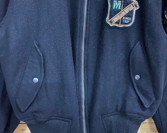 Vintage Mcgregor Wool Bomber Jacket Size L Fits M - Etsy Canada