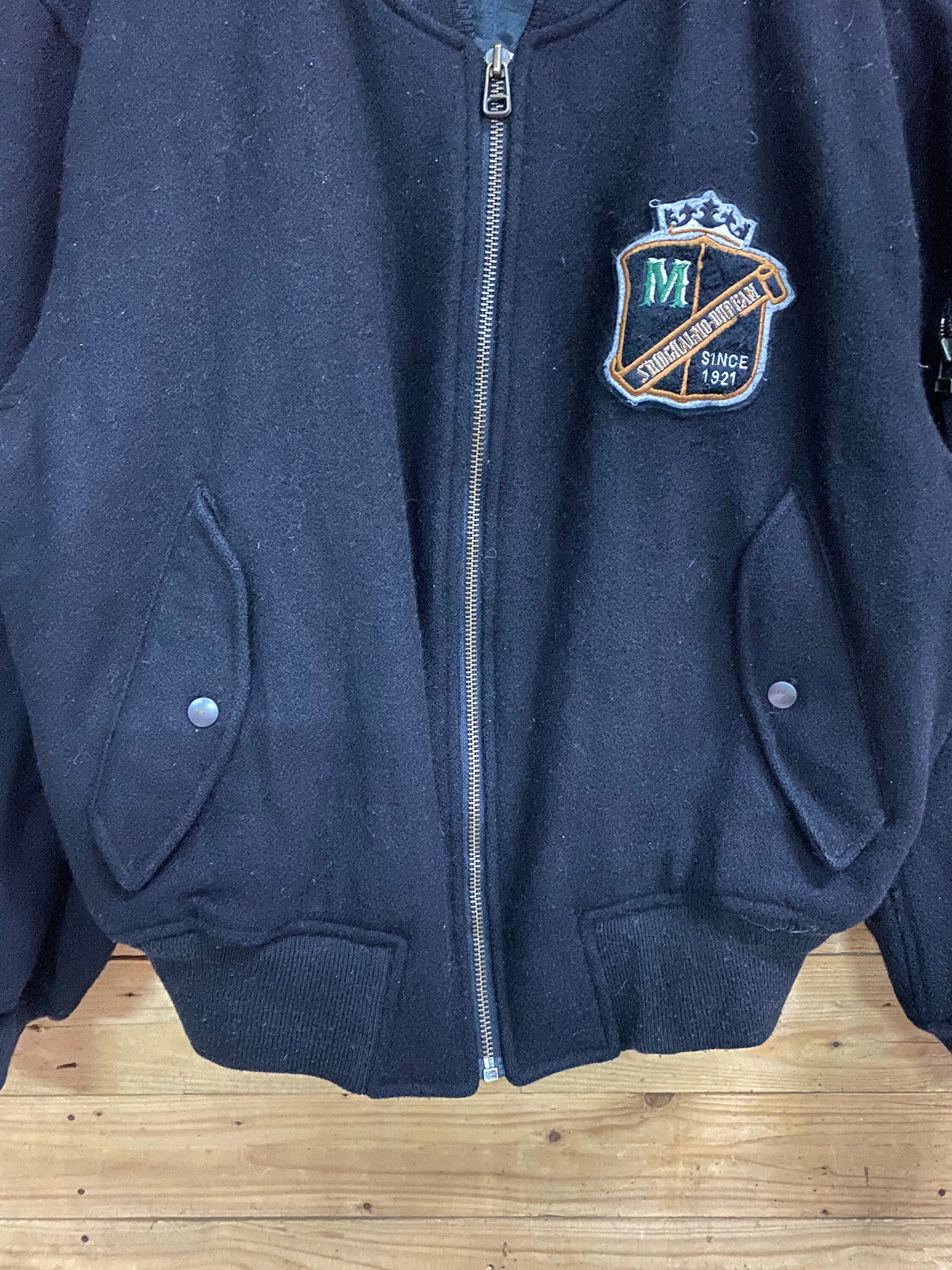 ジャケット・アウター 80s vintage McGREGOR wool bomber jacket Vintage Mcgregor Wool Bomber Jacket Size L Fits M - Etsy