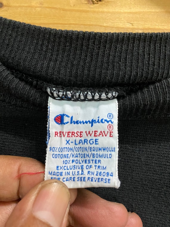 Champion sweater fake vs real 80s online