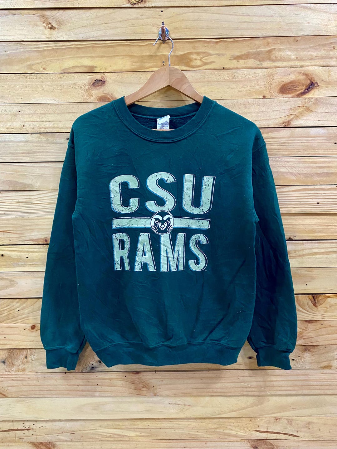 CSU RAMS Big Print Crewneck Sweatshirt Size S - Etsy