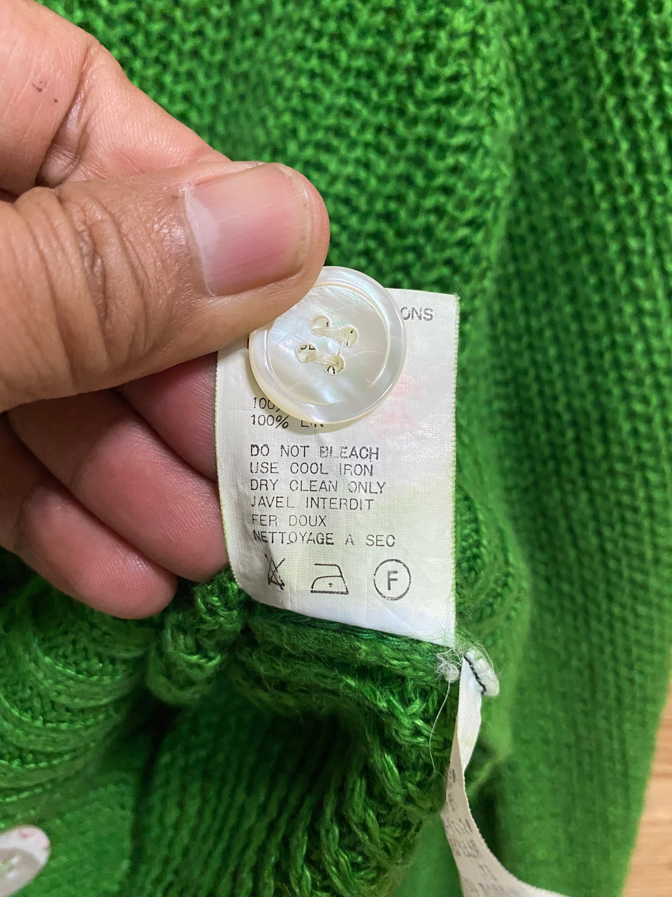 Vintage AD1997 COMME Des GARCON Knit Cardigan Size Fits S - Etsy