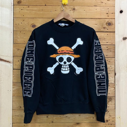 Vintage cospa ONE PIECE straw hat japanese shops anime manga crewneck sweatshirt size M