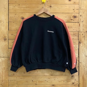 Vintage CONVERSE embroidery small logo side tape sweatshirt size M