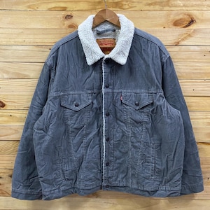 VINTAGE | Stussy Type 2 Sherpa Corduroy Trucker Jacket Sz M