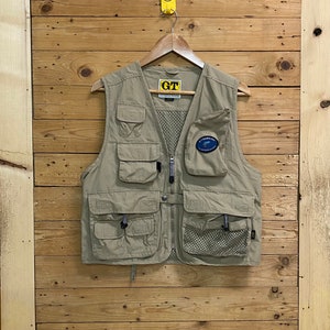 Vintage GT HAWKINS multipocket cargo vest size M
