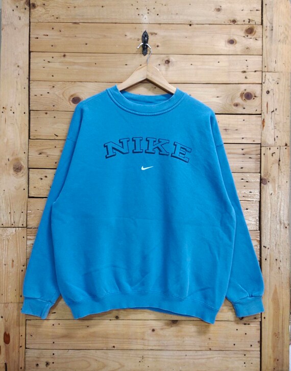 Vintage NIKE block letter small centre swoosh crew