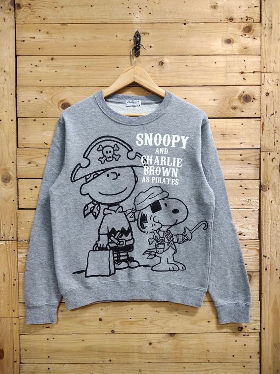 Vintage SNOOPY & CHARLIE Brown as Pirates Cartoon Character