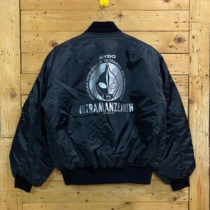Vintage type ma-1 ULTRAMAN ZEARTH flight bomber jacket size L
