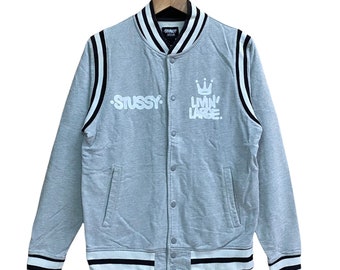 STUSSY Livin Large Varsity Jacket Size M - Etsy
