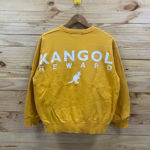 KANGOL REWARD big logo crewneck sweatshirt size fits M