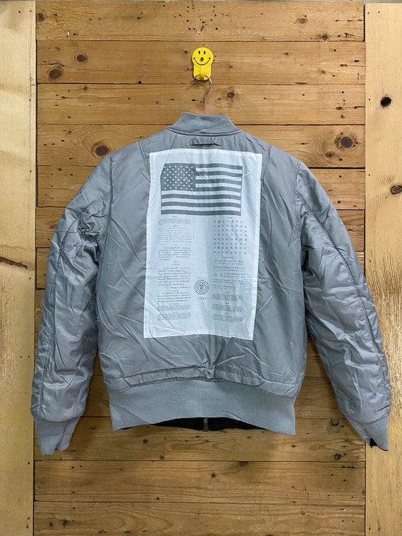 Vintage Ma-1 ALPHA INDUSTRIES Reversible Women's Bomber Jacket