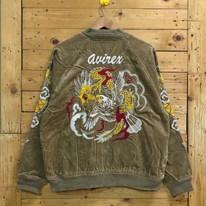 AVIREX USA 日本　虎限定　スカジャン　100%silk Unisex s-l400.jpg