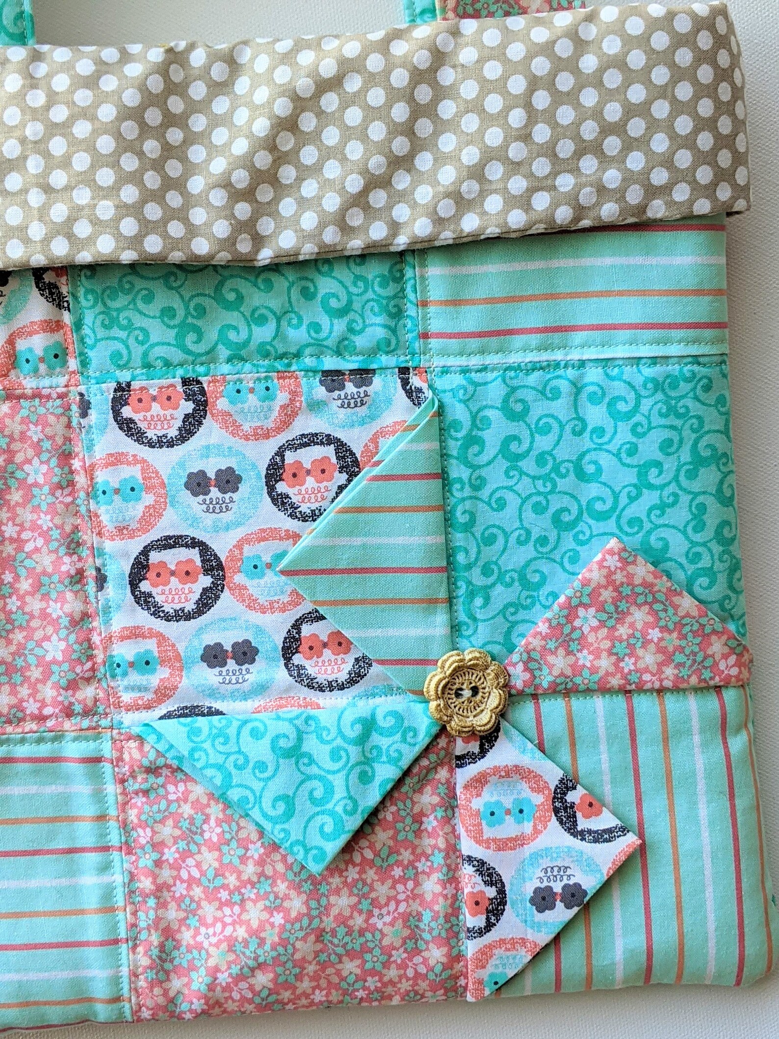 Handmade Quilted Tote Bag Quilted Book Bag Quilted Shoulder Etsy