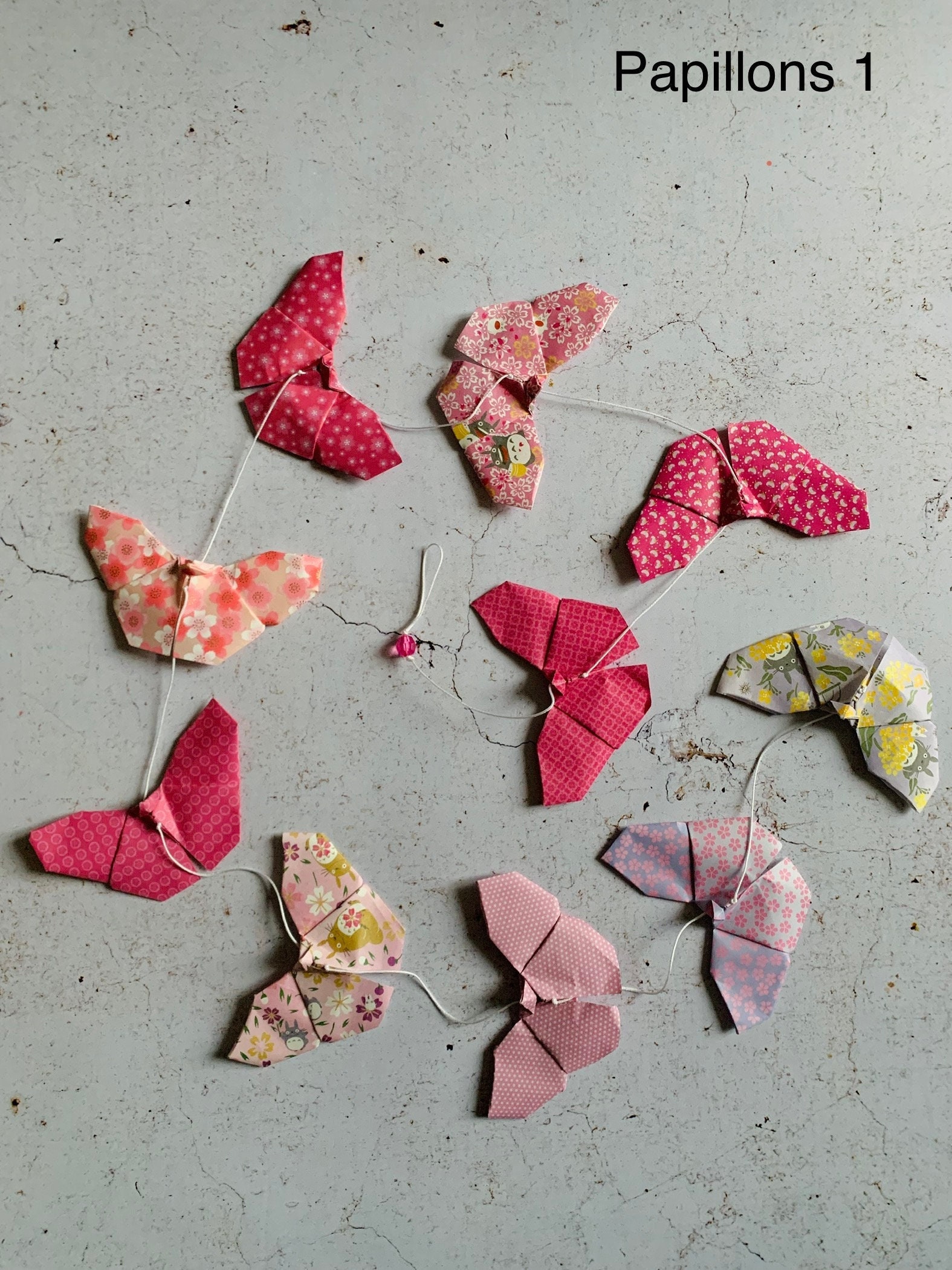 Guirlande Papillons Origami | Plusieurs Modèles