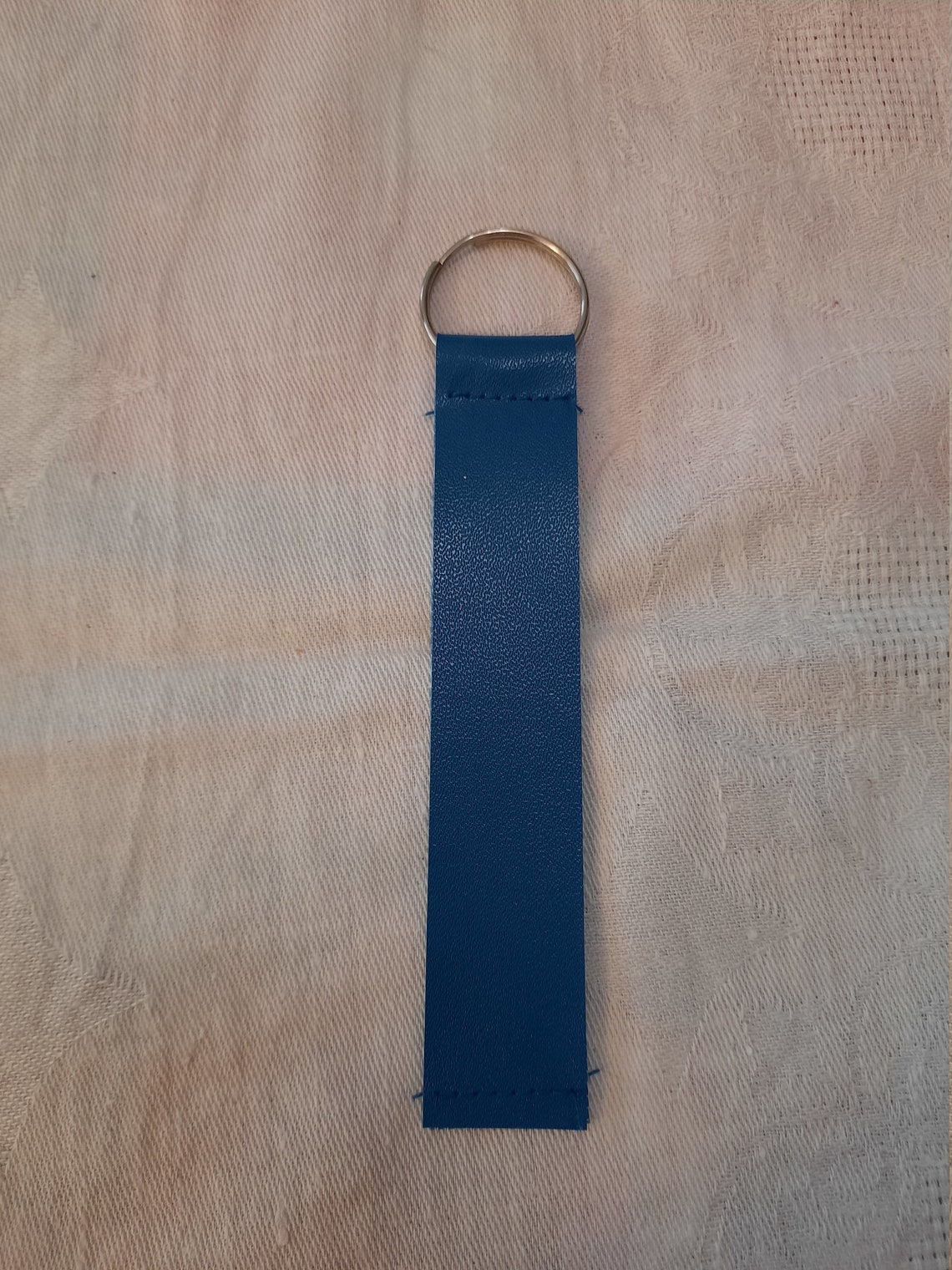Keychain Sewn Blue Etsy