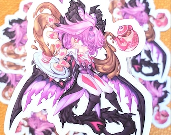 Genshin Impact- Durin Tea Party Clear Background Sticker