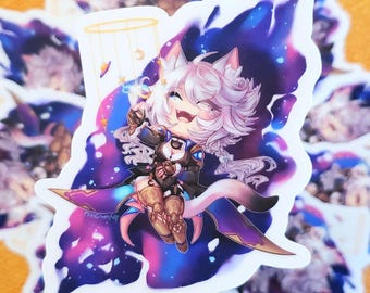 Honkai Star Rail- Cipher Celestial Playtime Clear Background Sticker