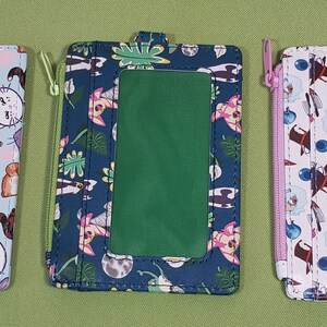 Carteiras de couro divertidas, kawaii e veganas - vilões, rabos de gato e mariposas! Pacotes de cordões disponíveis!