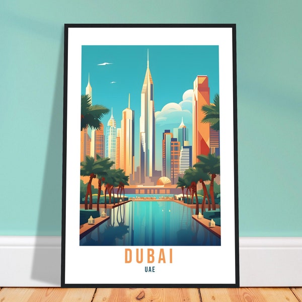 Dubai Art Uae Poster Etsy