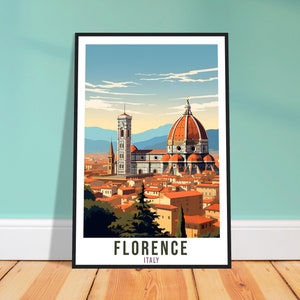 Florence Travel Print Wall Art Florence Wall Hanging Home Décor Florence Gift Art Lovers Italian Artwork Gift Print Florence Italy Print
