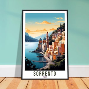 Sorrento Travel Print Wall Art Sorrento Wall Hanging Home Décor Sorrento Gift Art Lovers Italian Artwork Gift Print Sorrento Italian Poster