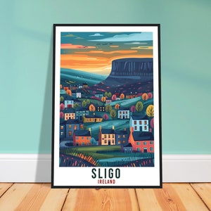 Sligo Travel Print Ireland Wall Art Wall Hanging Home Living Décor Sligo Gift Art Lovers Gift Sligo Irish Artwork Gift Ireland Travel Poster