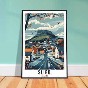 Sligo Travel Poster Ireland Wall Art Sligo Wall Hanging Home Living Décor Sligo Gift Art Lovers Gift Irish Artwork Gift Ireland Travel Print