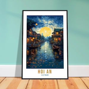 Hoi An Vietnam Travel Print Wall Art Hoi An Wall Hanging Home Décor Hoi An Gift Art Lovers Vietnam Art Lover Gift Print Hoi An Vietnam Print