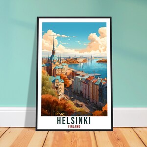 Helsinki Finland Travel Print Wall Art Helsinki Wall Hanging Home Décor Helsinki Art Lovers Finland Artwork Gift Print Helsinki City Poster