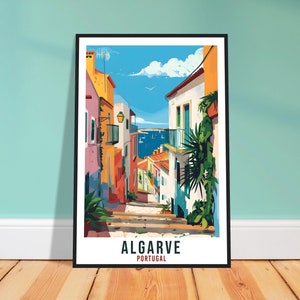 Algarve Travel Print Home Decoration Wall Art Gift Algarve Wall Hanging Art Lover Portugal Artwork Algarve Portugal Travel Poster Print