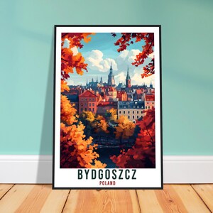 Bydgoszcz Travel Print Poland Home Decor Bydgoszcz Wall Art Gift Wall Hanging Art Lover Bydgoszcz Polish Artwork Travel Poster Poland Travel
