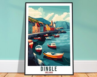 ディングル旅行ポスター ディングル アイルランド ウォールアート