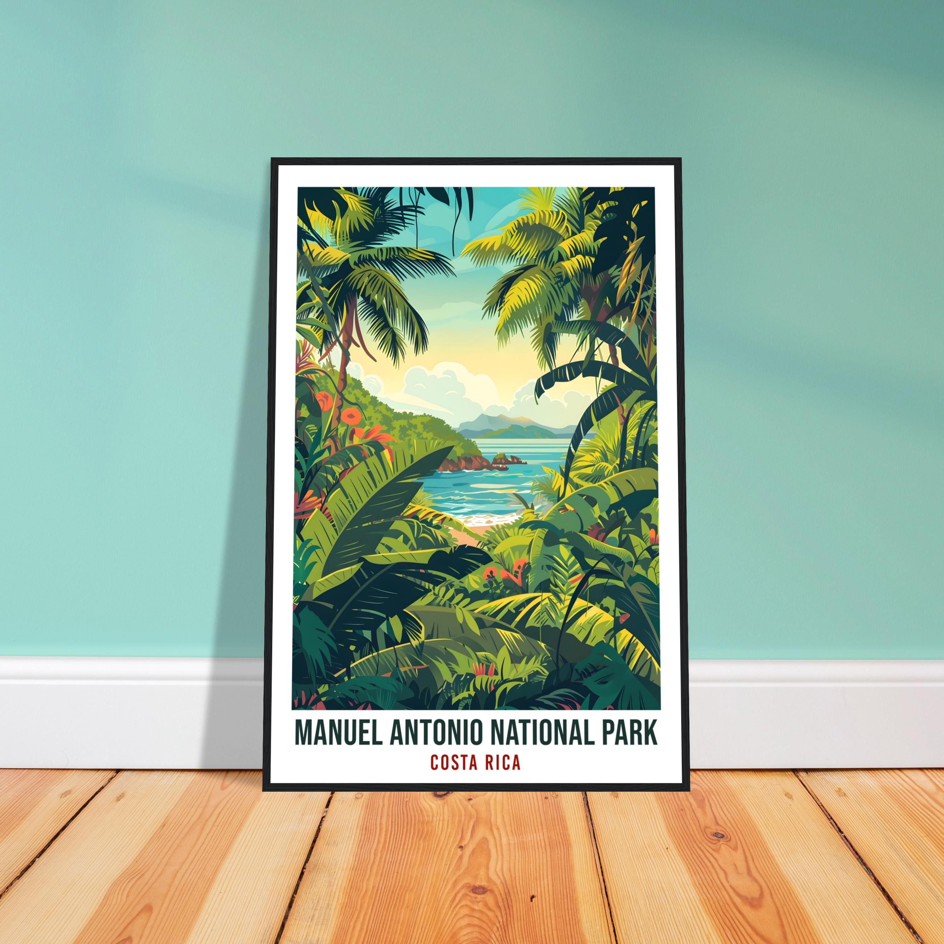 Manuel Antonio Travel Print – Scenic Costa Rican Wall Art